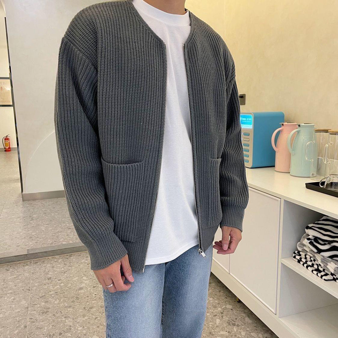 Chaleco de hombre moderno con cremallera - Lorenzo