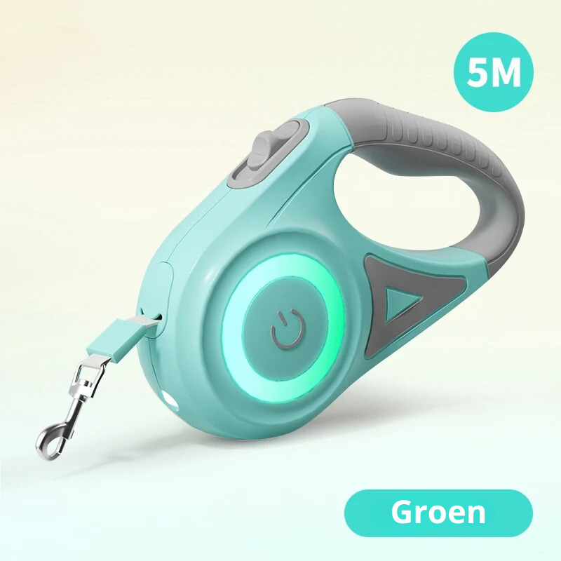 Glowing Dog Leash with Flashlight – GlowGuard