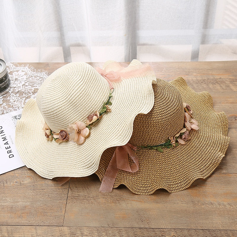 Sombrero de verano con estampado de flores – Liora