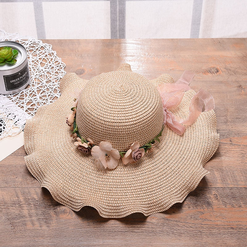 Sombrero de verano con estampado de flores – Liora