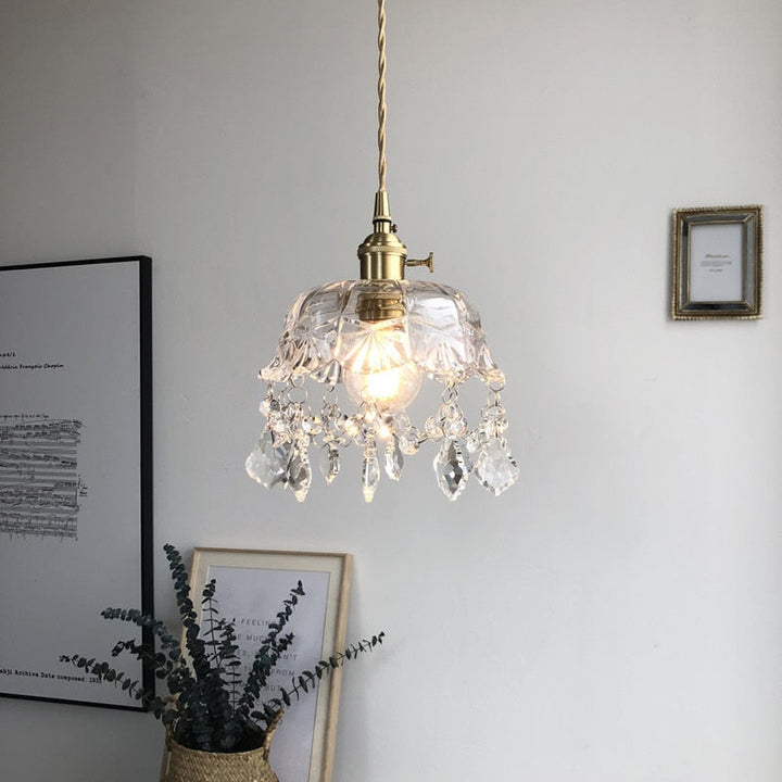 Stilfuld krystalpendel – Elara