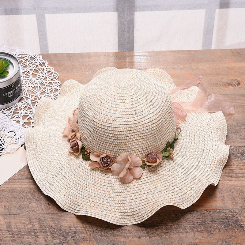 Sombrero de verano con estampado de flores – Liora