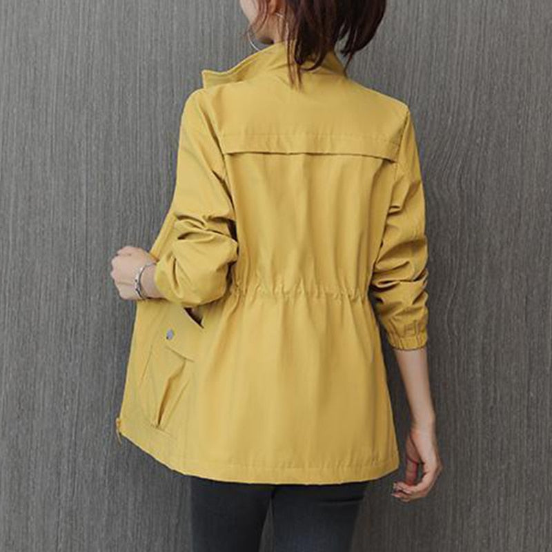 Women's transitional jacket with stand-up collar – Marielle