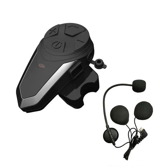 Motorcykelhjelm Bluetooth-intercom med FM & 1000 m rækkevidde – RoadLink S3