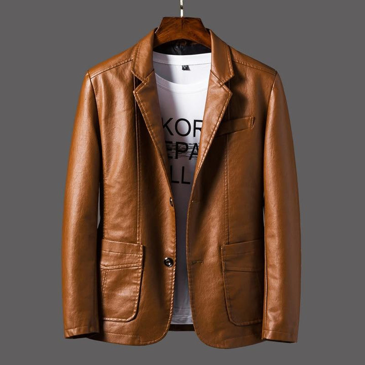Herre skinnblazer – Leonardo
