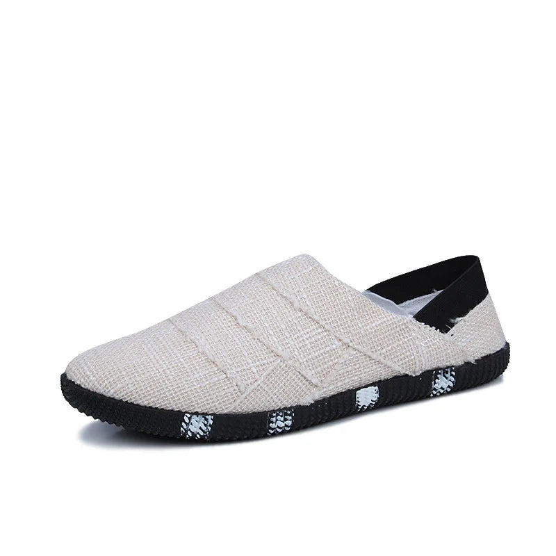 Letvægts og stilfulde canvas espadriller med hampesål til herrer – Elias