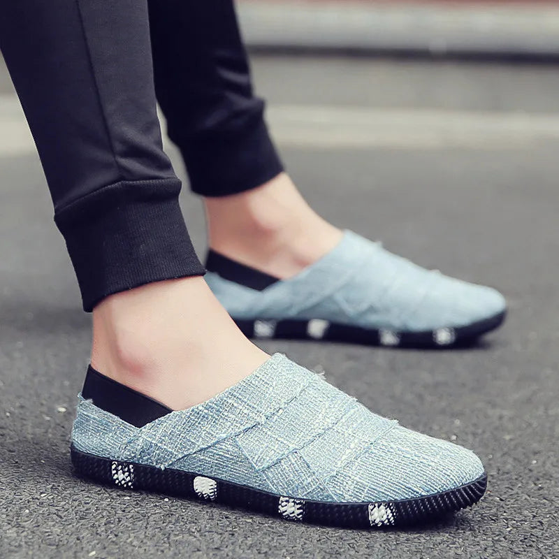 Letvægts og stilfulde canvas espadriller med hampesål til herrer – Elias