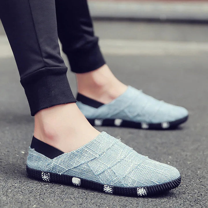 Letvægts og stilfulde canvas espadriller med hampesål til herrer – Elias
