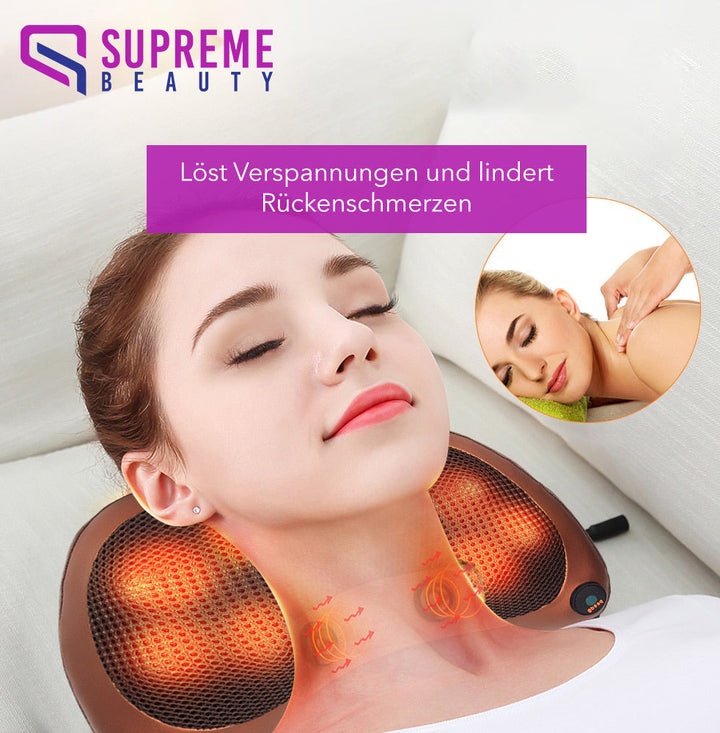 Bærbar massasjepute med dyp shiatsu-massasje – ThermoRelax Pro