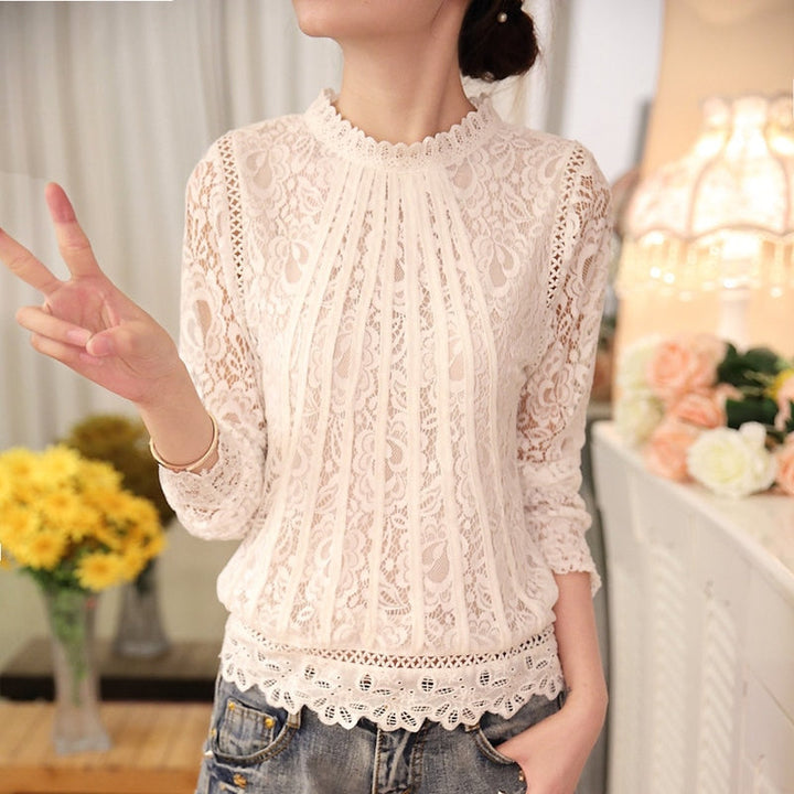 Pointed blouse with long sleeves – Amira Autumn Magic