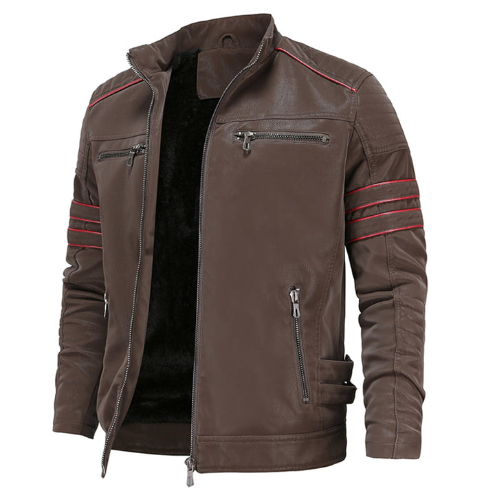 Titanium Rogue Leather Jacket - Hugh