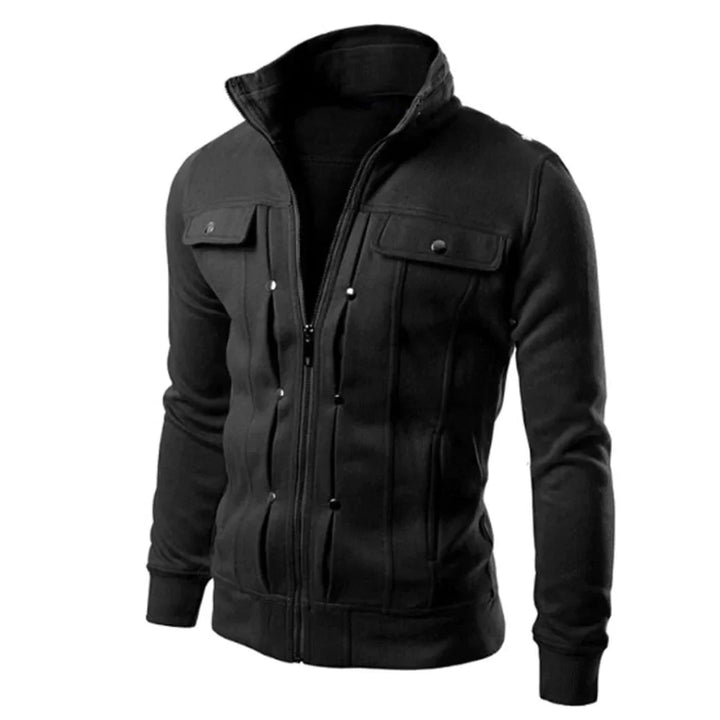 Herre Zip-Up Ståkrave Jakke – Carlo