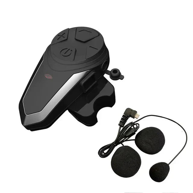 Motorcykelhjelm Bluetooth-intercom med FM & 1000 m rækkevidde – RoadLink S3