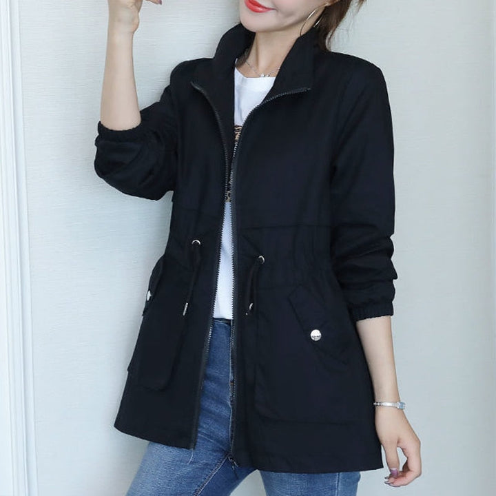 Women's transitional jacket with stand-up collar – Marielle