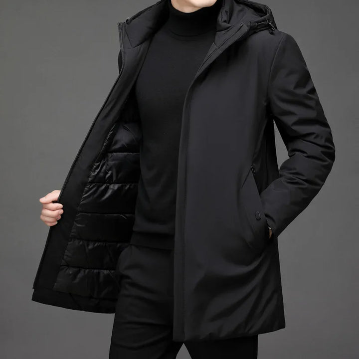 Chaqueta clásica de plumón con capucha – Victor