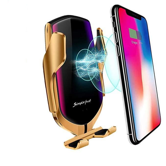 Automatic phone holder with wireless charger – GripCharge