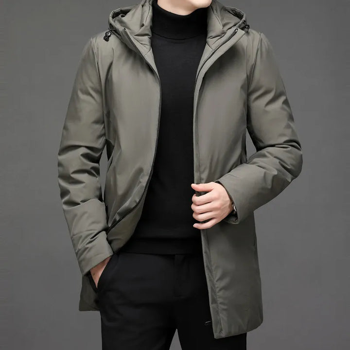 Chaqueta clásica de plumón con capucha – Victor