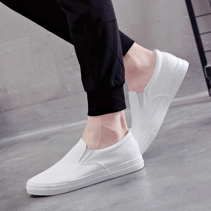 Herre slip-on skinnsneaker – Jonas