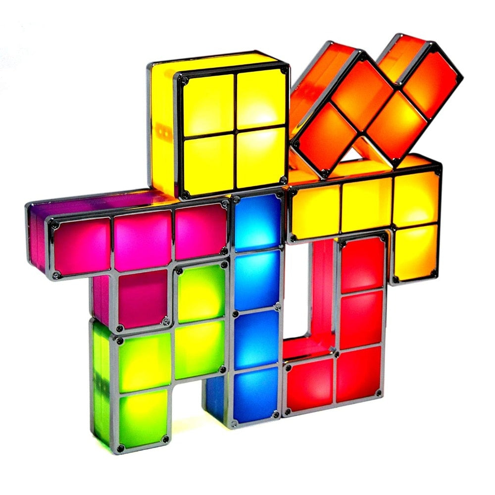 Modulær Tetris-lampe - LumiBlocks