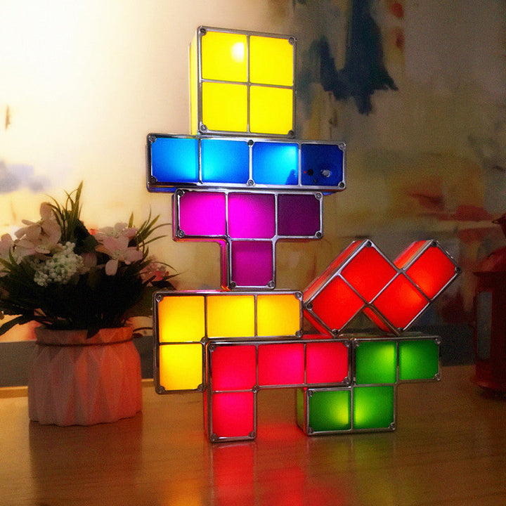 Modulær Tetris-lampe - LumiBlocks
