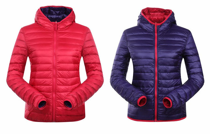 Stilvolle Wendbare Damen Daunenjacke - Aurora