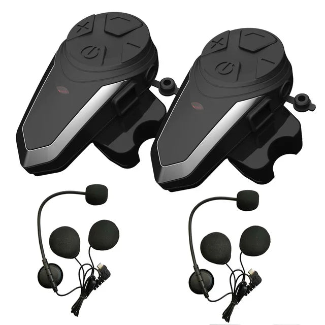Motorcykelhjelm Bluetooth-intercom med FM & 1000 m rækkevidde – RoadLink S3