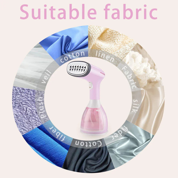 Vertical Fabric Steamer 280W Fast Heating 1500 ml Tank – SteamFlow