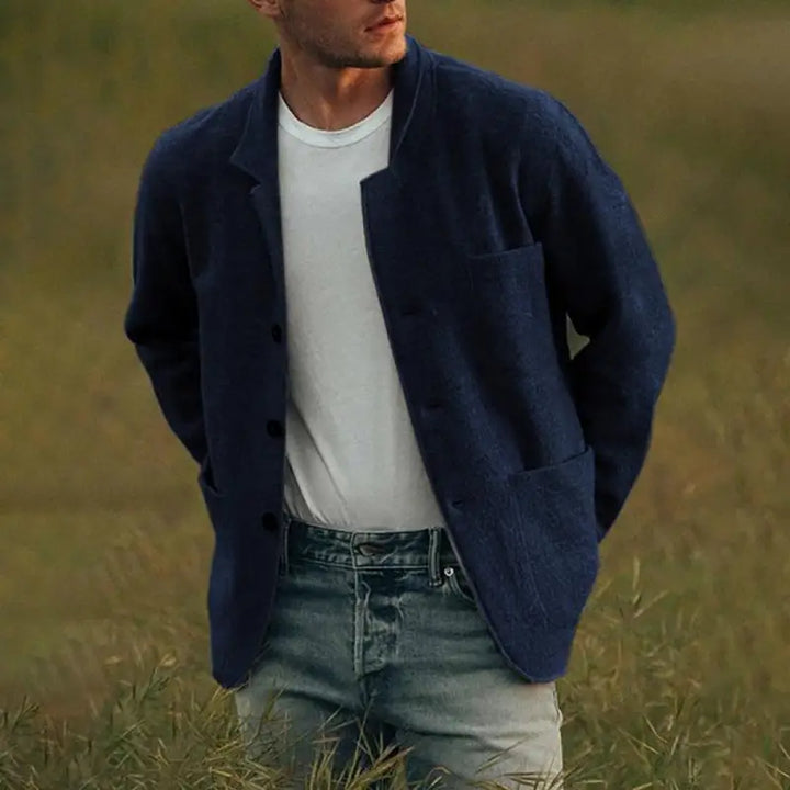 Chaqueta de punto para hombre con ajuste entallado – Dario