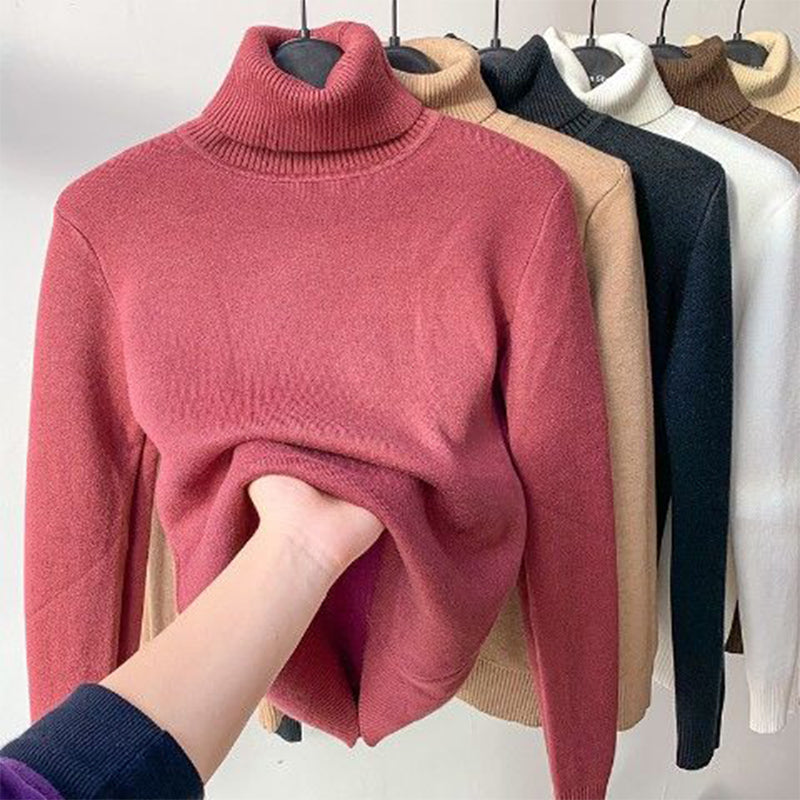 Winter Fleece Knit Sweater – Evelyne