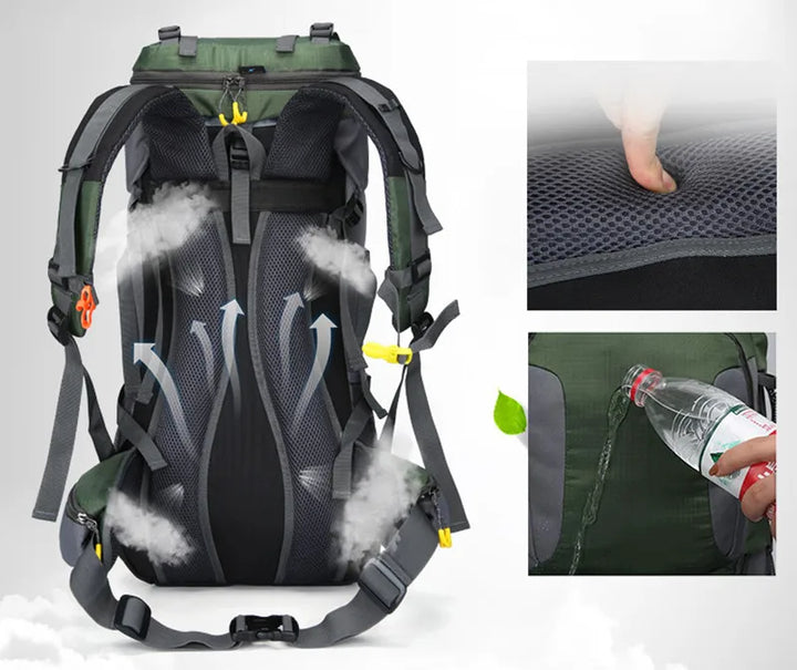 60L Waterproof Backpack - AdventurePro