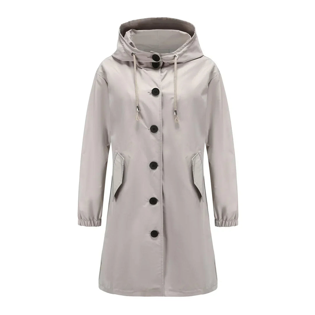 Gabardina elegante a prueba de viento - Livia