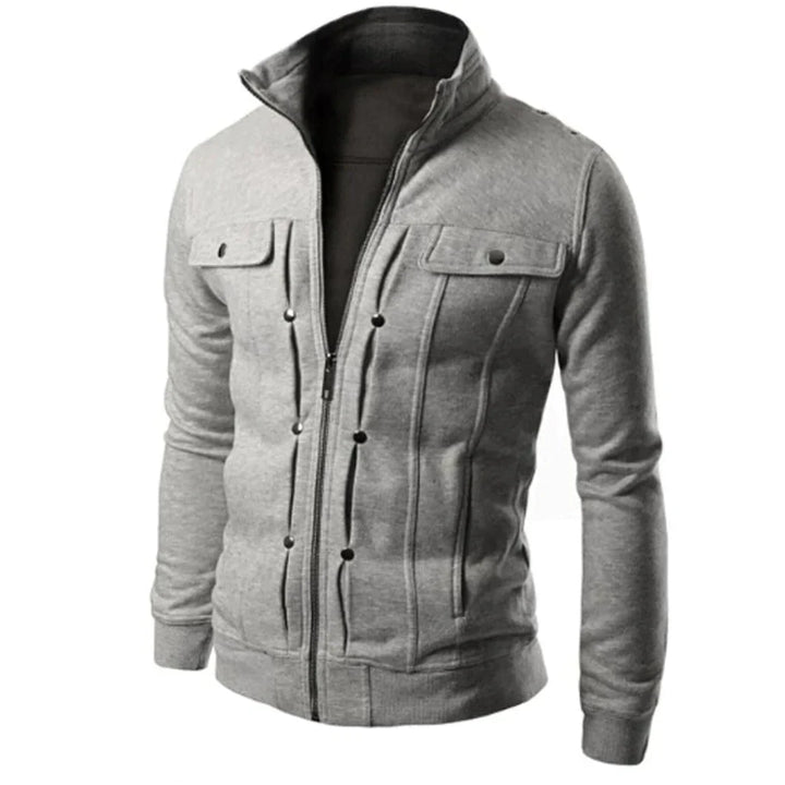 Herre Zip-Up Ståkrave Jakke – Carlo