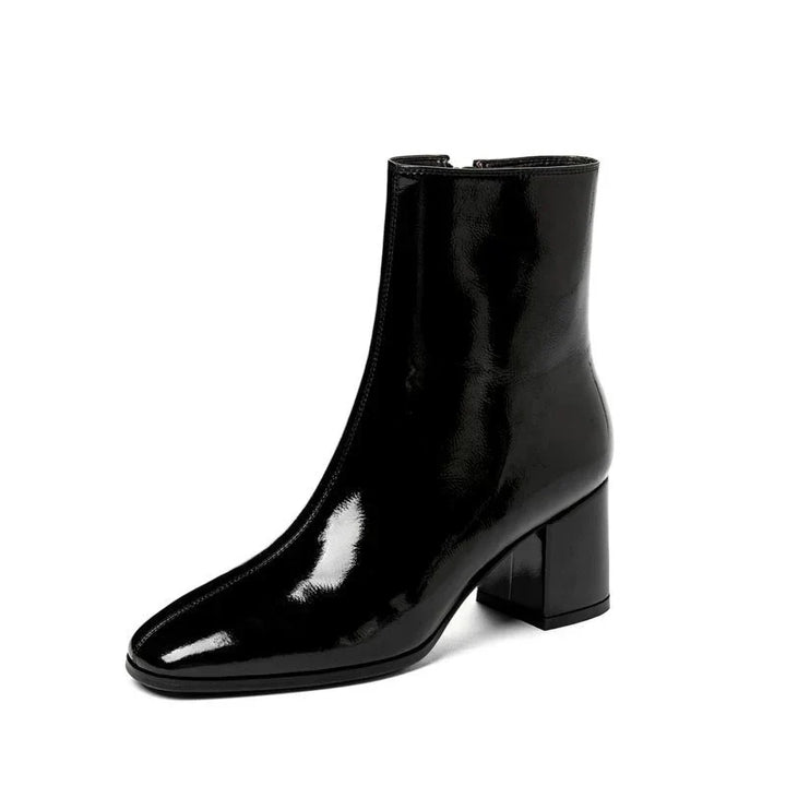 Botines de cuero sintético de moda para mujer - Luna