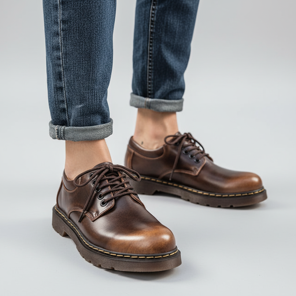 Herren Schuhe Mit Robuster Sohle - Gerald