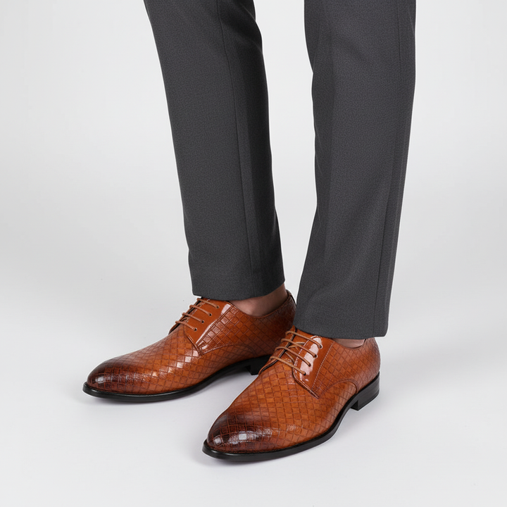Herrenlederschuh Mit Schnürung - Gordon