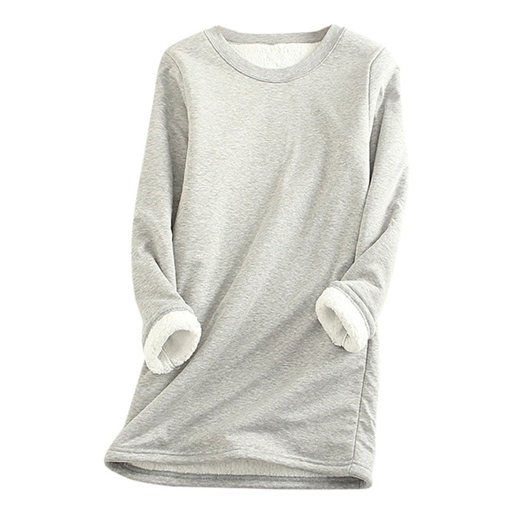 Women's fleece pullover with lining – Mira