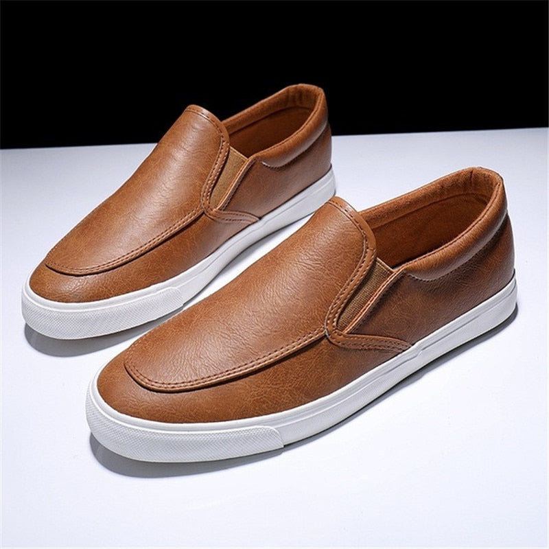 Herre slip-on skinnsneaker – Jonas