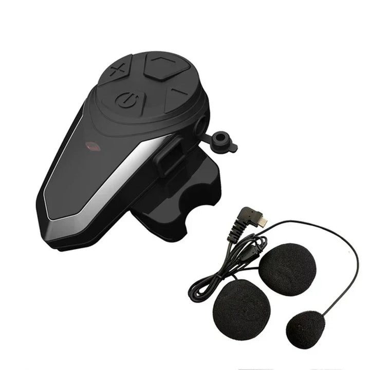 Motorcykelhjelm Bluetooth-intercom med FM & 1000 m rækkevidde – RoadLink S3