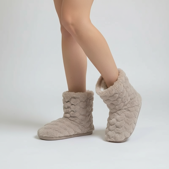 Hoch Geschnittener Hausschuh - FluffBoot