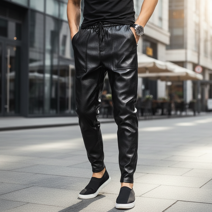 Hochwertige Kunstlederhose - Finn