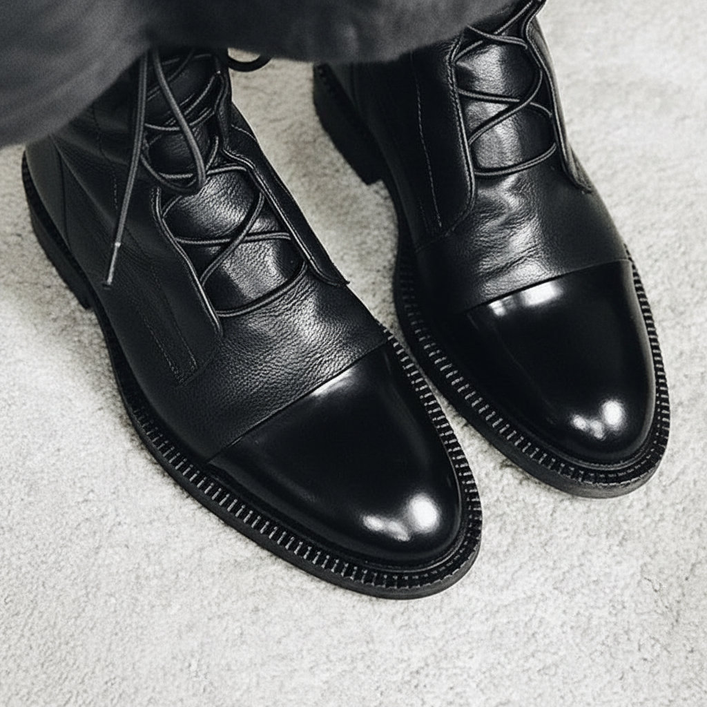 Hohe Stiefel Mit Schnürung - Christine