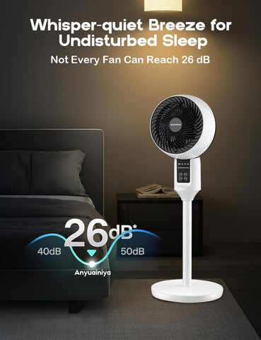 Höhenverstellbarer Moderner Tischventilator - Breeziq