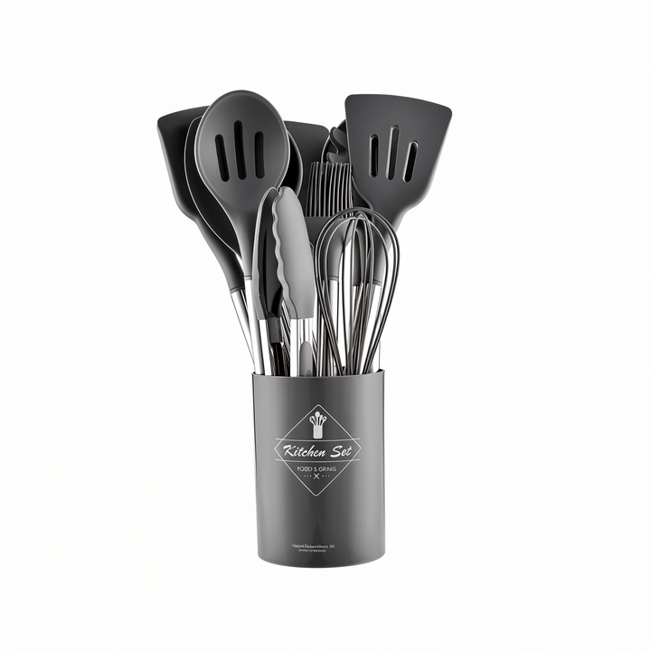 Set de utensilios de cocina de silicona de 12 piezas – Culinara Pro