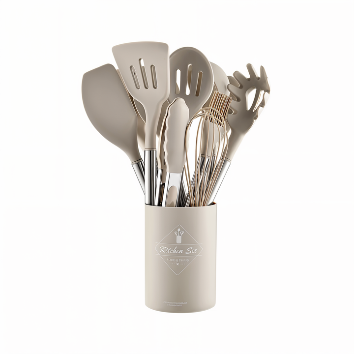 Set de utensilios de cocina de silicona de 12 piezas – Culinara Pro