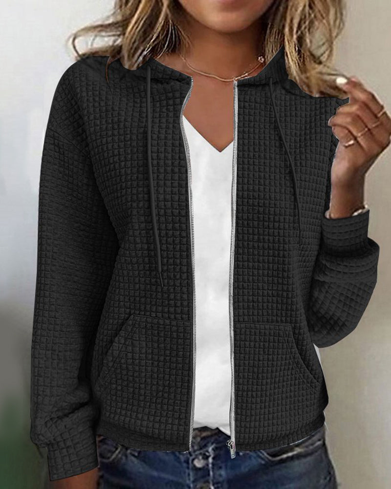 Damen Freizeitjacke mit Reißverschluss & Taschen – Wynona