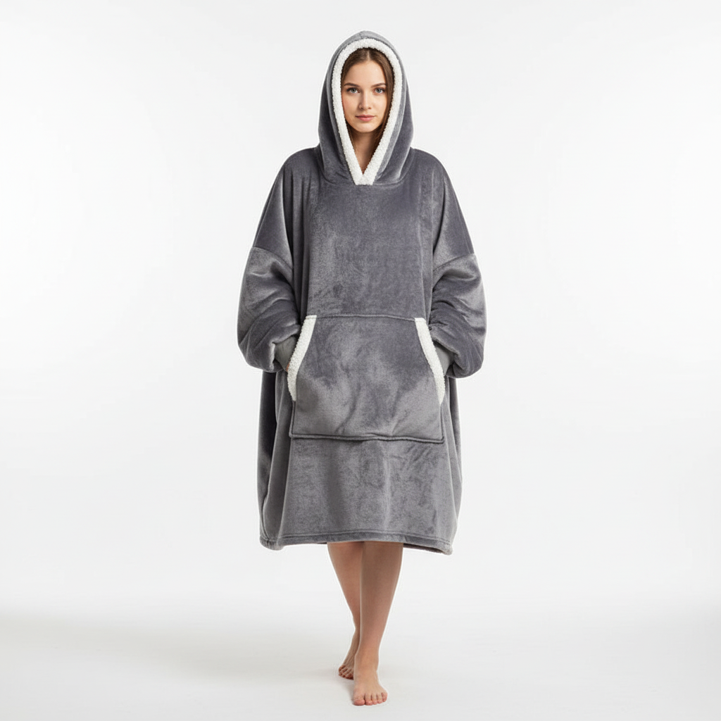 Hoodie Und Decke Kombiniert - SnuggleBlanket