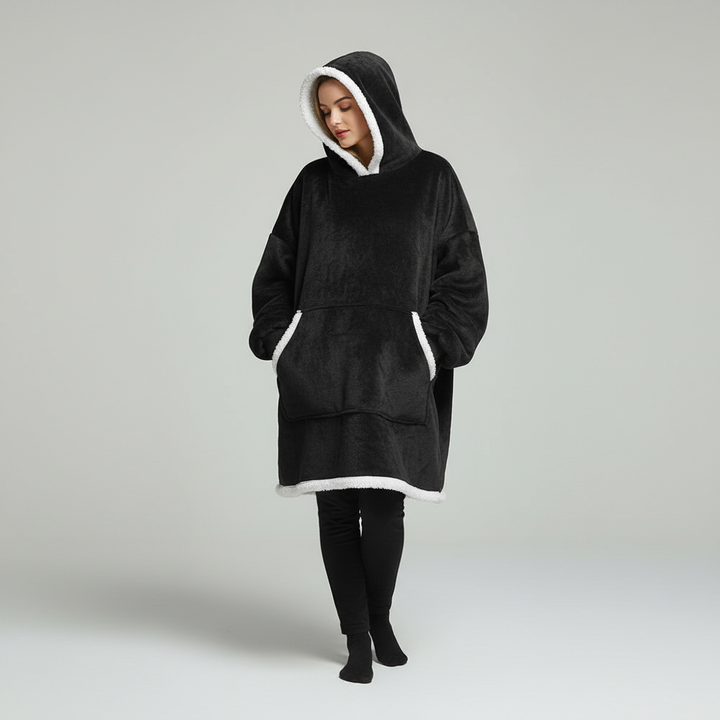 Hoodie Und Decke Kombiniert - SnuggleBlanket