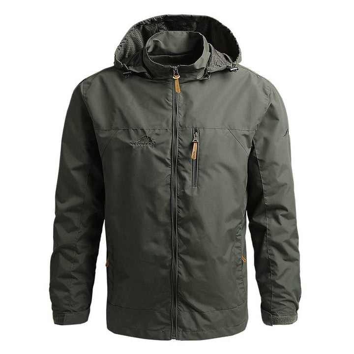 Waterproof men's jacket with hood - Julian