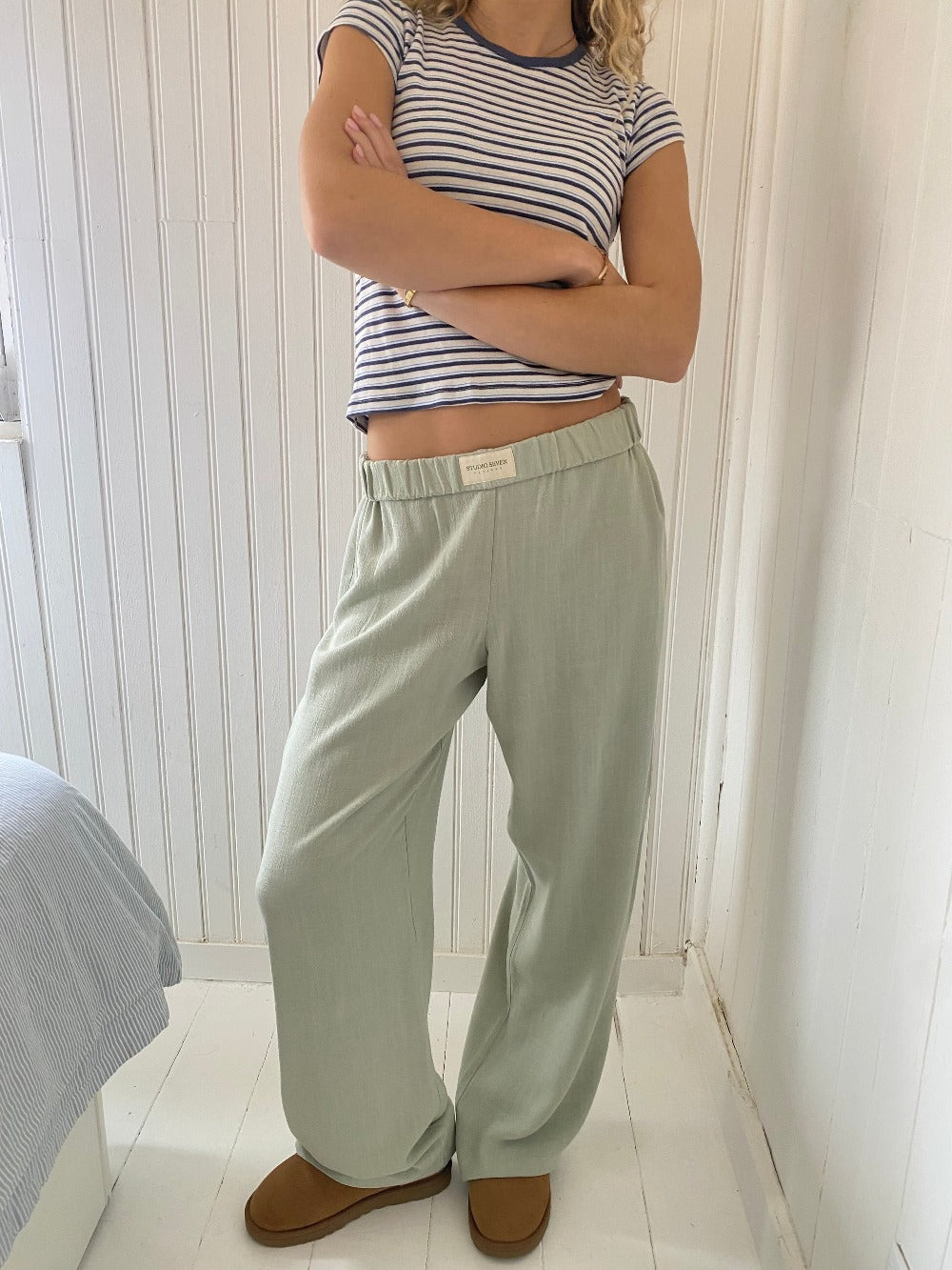 Weiche Bio-Baumwoll Lounge-Hose – Sienna