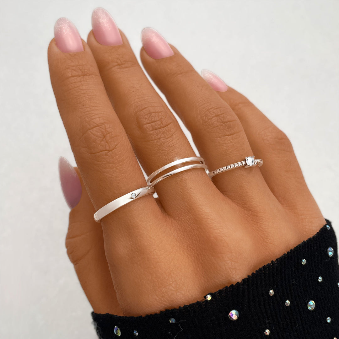 Open Double Ring - Amaya